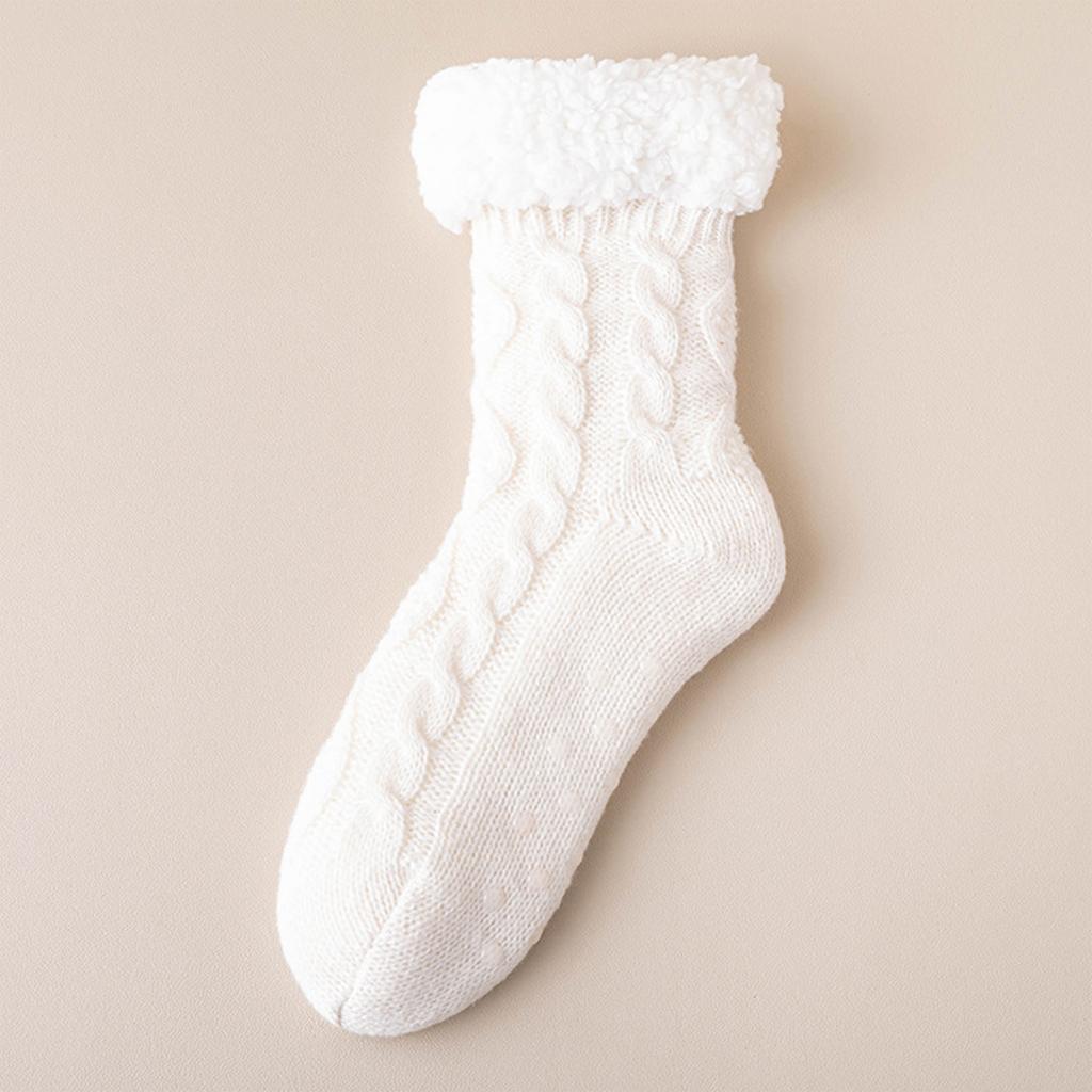 Women's -Lined Thick Warm Indoor Bed Socks for Home Sleep and Lounging