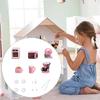 Miniature Kitchen Appliance Playset for Kids, Oven, Microwave, Blender, Coffee Maker, Kettle, and