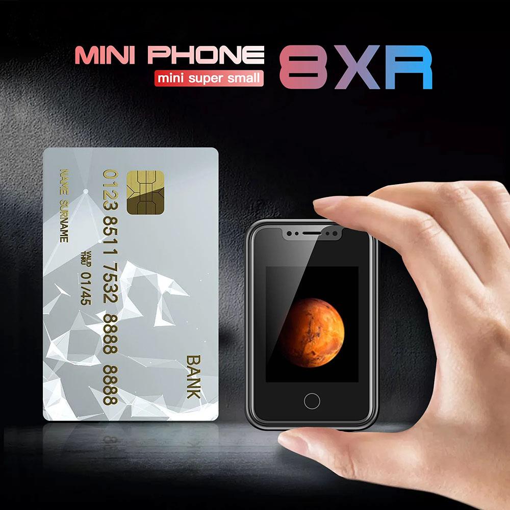 8XR Super Small Phone 2G GSM 1.77inch Touchscreen Wireless Dialer 350mAh CellPhone SMS Multimedia Feature Phone