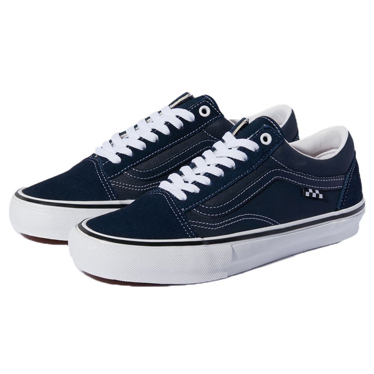 Vans Old Skool Canvas Casual Low Top Skate Shoes Unisex sneaker Blue Black White VN0A5FCBLKZ