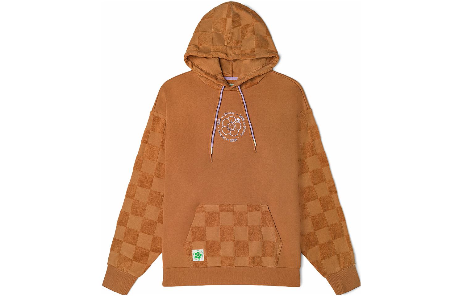 Vans Sweatshirts Women s Brown Hooded Moderate Regular VN0A7YKNYLY-153151 XS