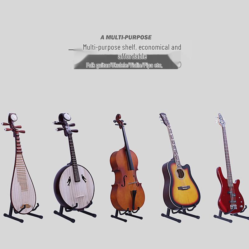 Folding A-frame Universal Guitar Stand for Electric, Acoustic, Bass, Zhongruan, Pipa, Liuqin