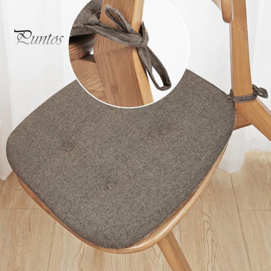 Stolsdyna med halkskyddsrem Förtjockad svampstoppning Mjuk elastisk hästhovform Stolkudde Hem Kök Kontor Uteplats Sittdyna