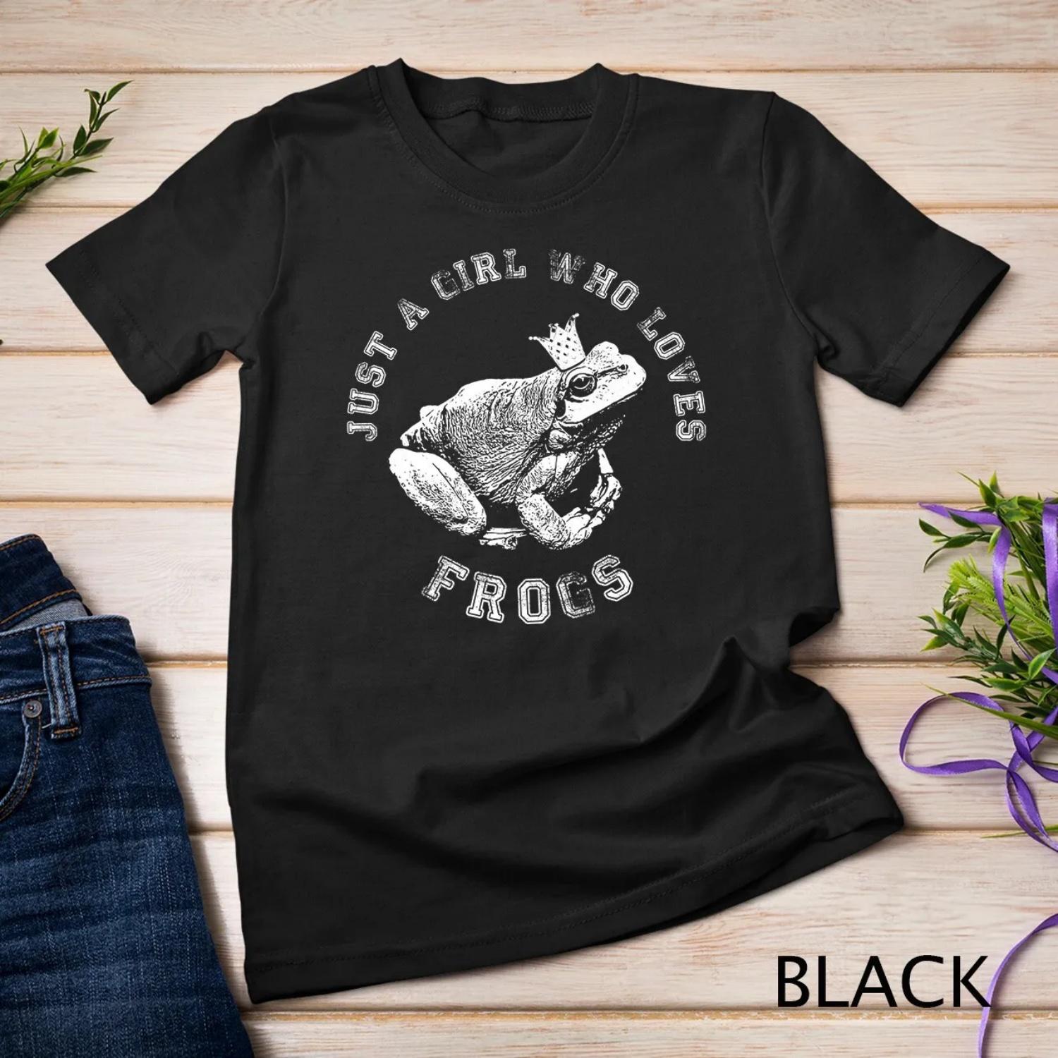 Just a girl who loves frogs Frog Premium T shirt S
