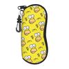The S-Simpsons Glasses Case Men Women Student Zipper Cartoon Sunglasses Storage Box Print Eyewear Container