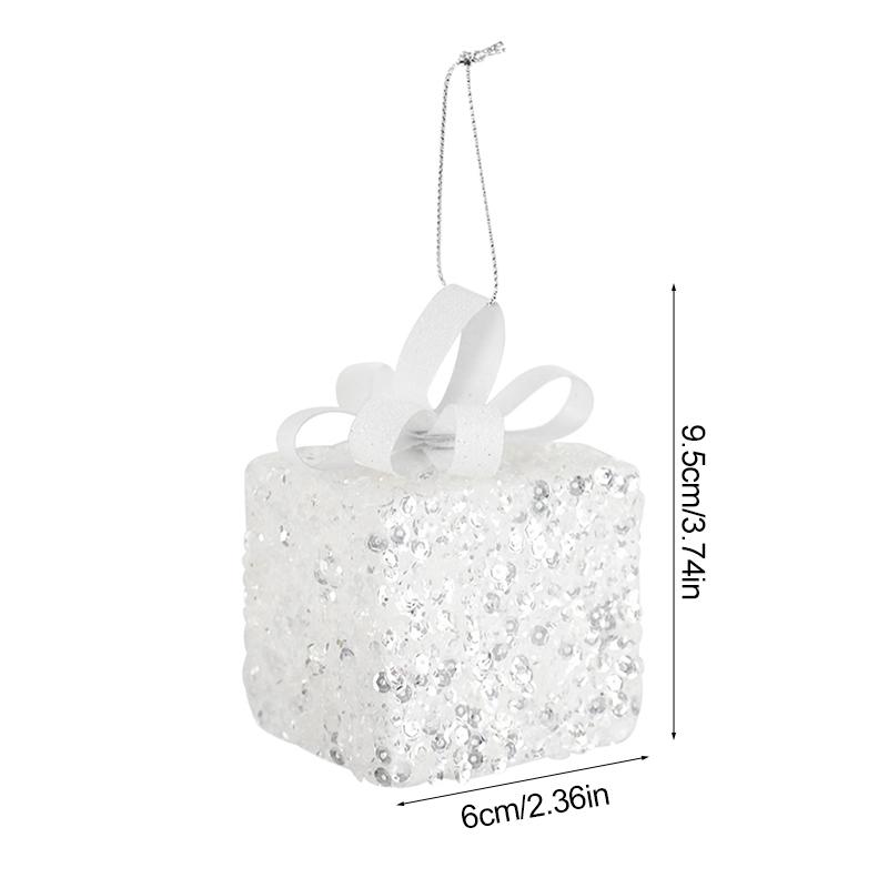 Big Christmas Balls Ornament White Foam Xmas Tree Hanging Pendant Gift 2025 New Year Home Party Decoration Navidad 2025 Supplies