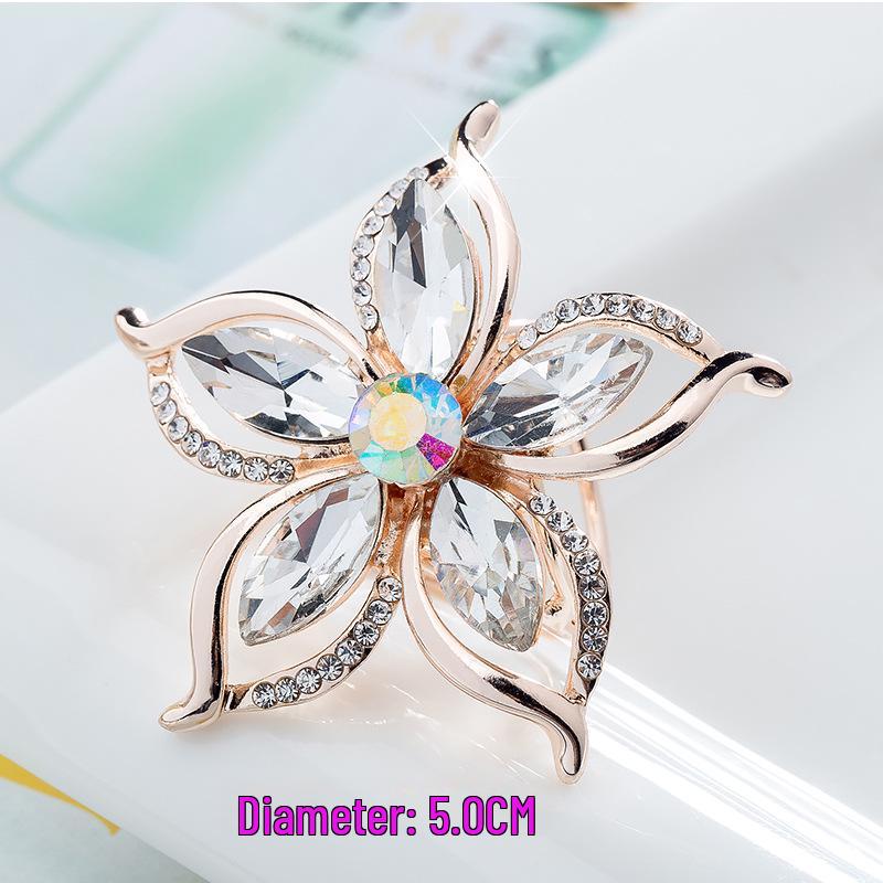 

Корейський стиль потрійне кільце застібка для шарфа - Елегантний та універсальний модний аксесуар