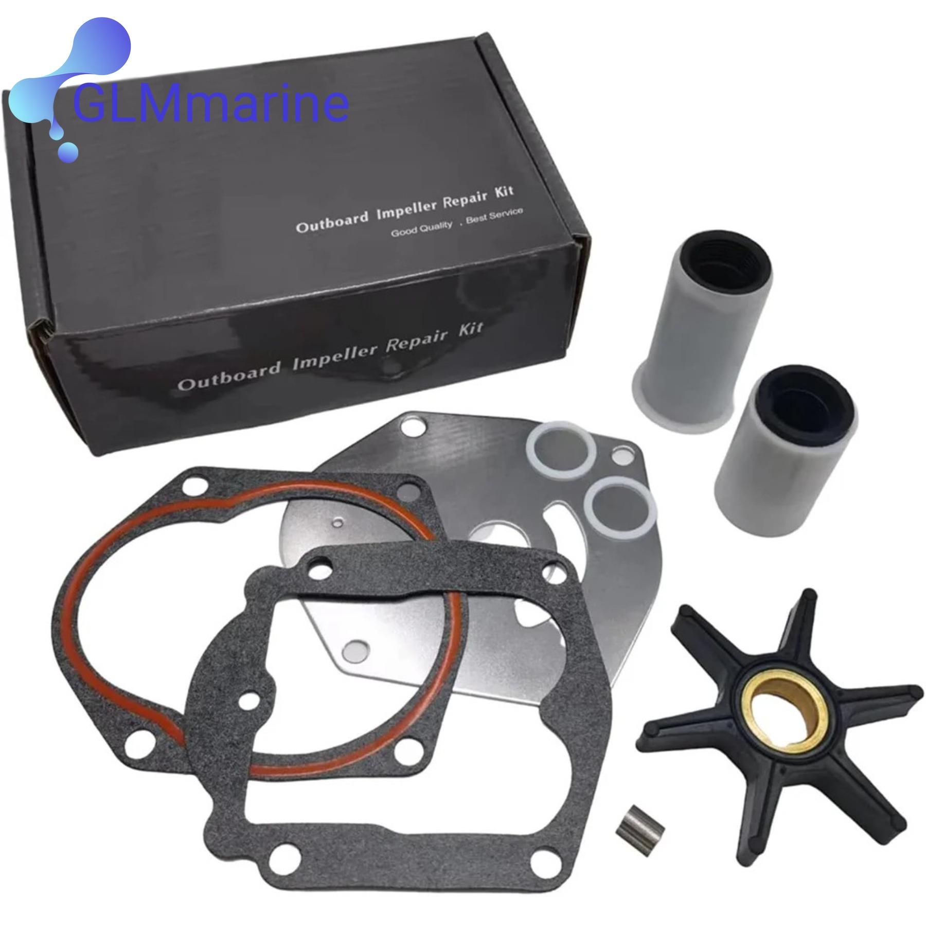 Water Pump Impeller Service Kit 821354A2 for Mercury Marine 2 Stroke 30HP 40HP 45HP 50HP Outboard 47-821354A2 8508910 821354A1 Impeller Kit