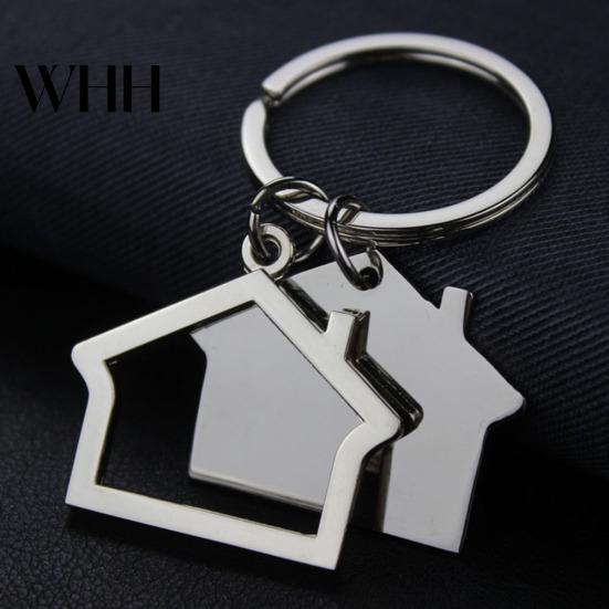 Cabin Small House Hanging Pendant Keyring Key Holder Keychain Bag Purse Decor