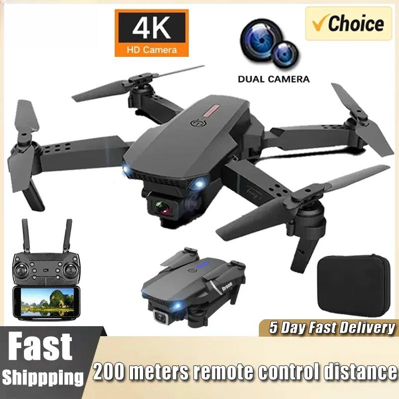 Professionelle Drohne E88 4K Weitwinkel HD 1080P Kamera WiFi FPV Höhe halten Faltbare RC Drohne Quadrocopter Hubschrauber Kinderspielzeug
