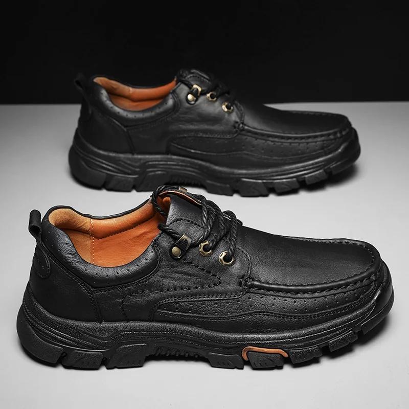 Pantofi de afaceri pentru bărbați Pantofi de modă din piele naturală pentru bărbați cu fund moale pantofi pentru bărbați ocazionali pantofi pentru bărbați confortabili, respirabili