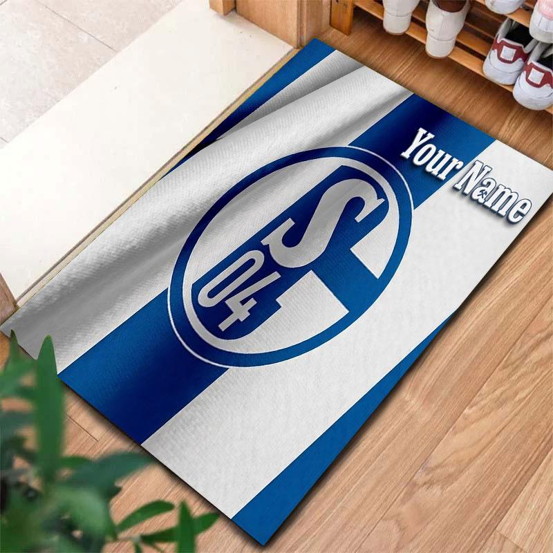 FC Schalke 04 Custom Name Carpet Rug for Living Room Bedroom Home Sofa Decoration,Kids Play Non-slip Floor Mat
