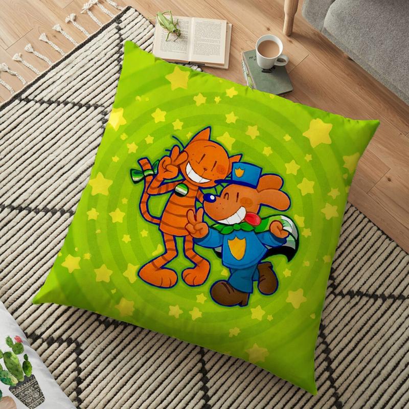 Federa Cuscino Cartone Animato Dogman Dog Man Cuscino Quadrato Camera da Letto Divano Comfort Tempo Libero Cuscino Auto Soggiorno Decorazione Casa