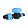 16mm Drip Irrigation Barbed Bypass Valve Drip Line Shut Off Valve Drip System Water Diverting Valve For Agriculture Greenhouse