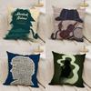 S-Sherlock H-Holmes Pillow Case Office Sofa Dorm Chair Back Short Plush Double-Sided Printing Home Cushion Cover