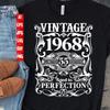 Vintage 1968 55th Birthday T Shirt Aged To Perfection Limited Edition 55 Years Old Idea Svg Png Dxf Cut File Vintage