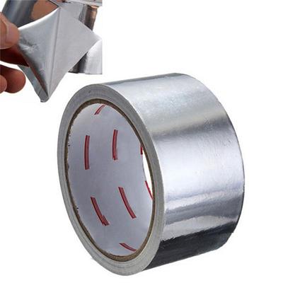 High Temperature Resistance Aluminum Foil Tape Kitchen Pipe Repair Tape Adhesive Sealing Foil Heat Insulation Leak Proof Tape
