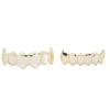Hollow Plating Teeth Brace Fashionable Metal Teeth Decoration Jewelry for Party