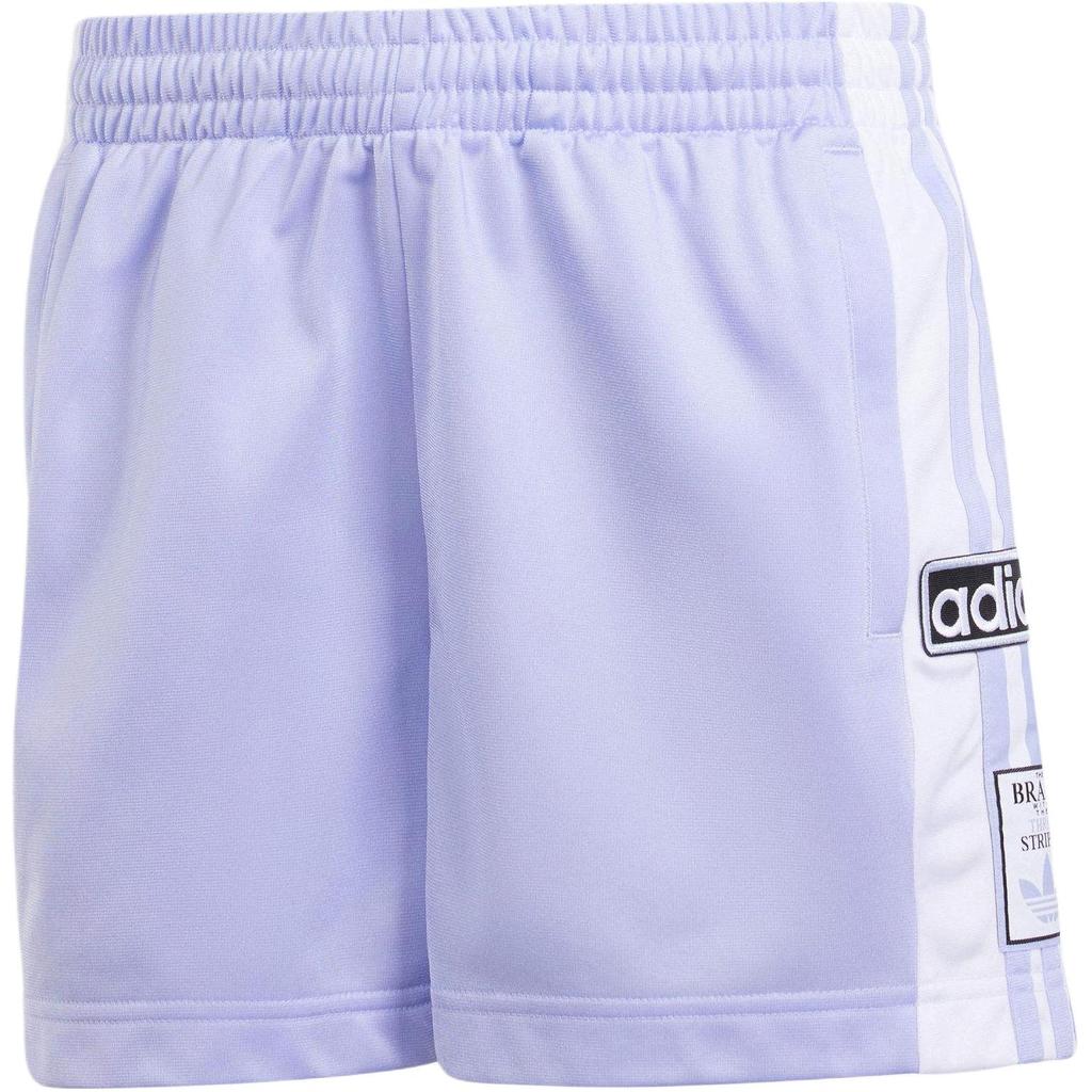 Adidas Originals Adibreak Three-Stripes Colorblock Logo Track Shorts Women Bottoms Purple IP0718