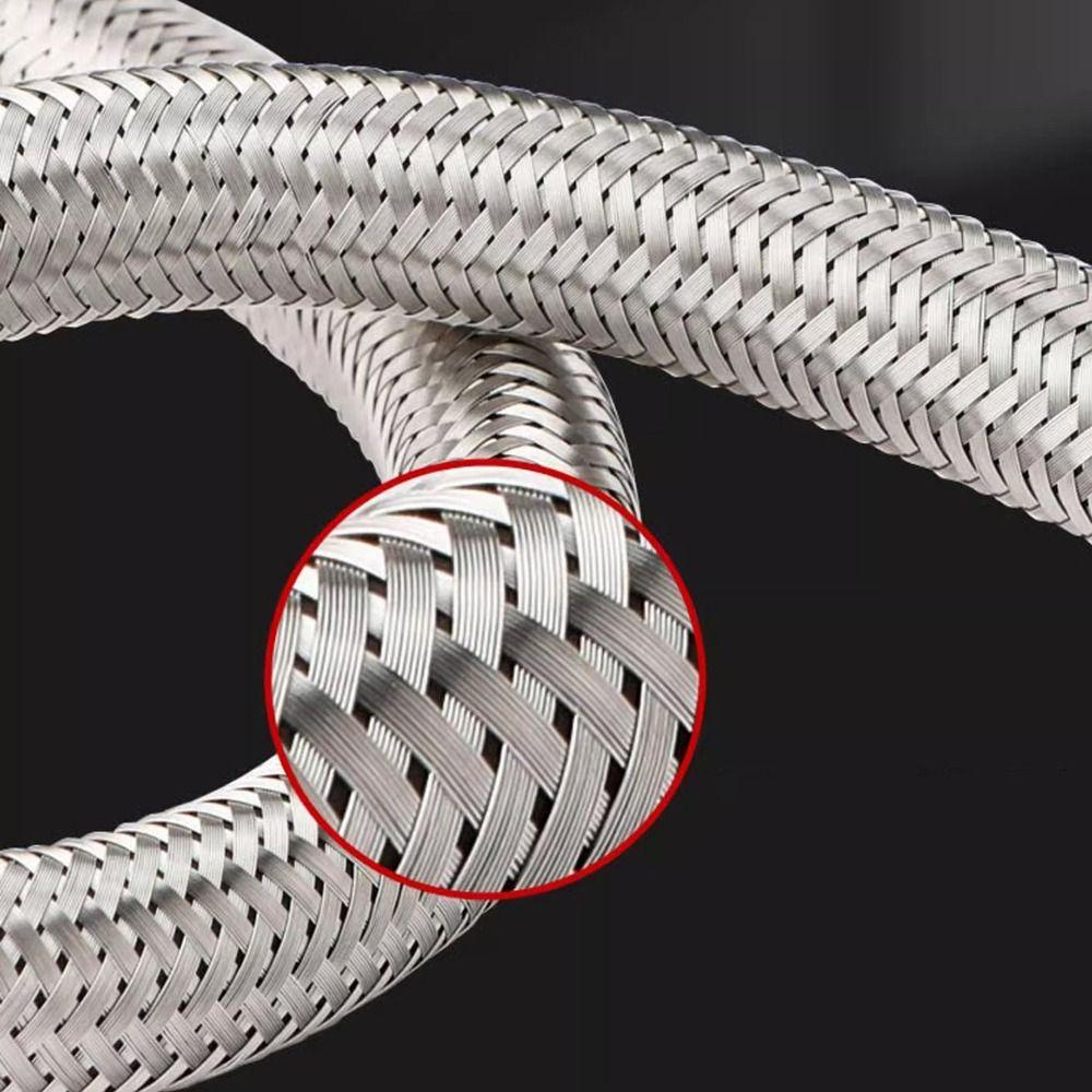 Internal Threaded Flexible Shower Hose Stainless Steel Braided Hose Extension Sprayer Pipe