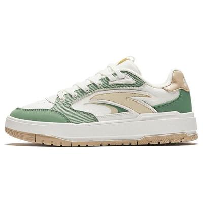 Comfortable Versatile Durable Low-Top Skate Shoes Women Sneakers White Green 122348067-5