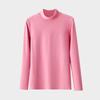 Women's Thermal Velvet Long-Sleeve Turtleneck Top for Fall/Winter
