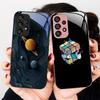 Multiple Star Universes For Samsung Galaxy S23 24 Plus S20 21 FE S25 Ultra A70 72 73 51 52 53 Tempered Glass Phone Case