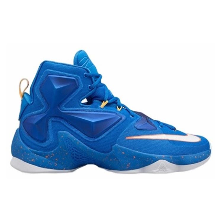 Nike LeBron 13 'Balance' (Unisex) Soar / White-Lsr Orange-Ttl Orng Basketball Shoes 807219 418