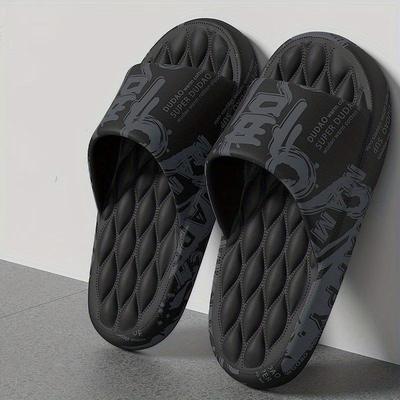 Large Size 48-49 Men's Summer Indoor Home Bathroom Non-Slip Cartoon Household Thick Soled Sandals Slippers