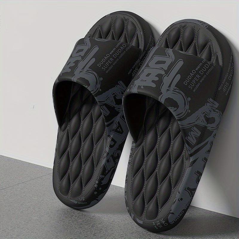 Große Größe 48-49 Herren Sommer Innen Haus Badezimmer Rutschfeste Cartoon Haushalts Sandalen Hausschuhe mit dicker Sohle