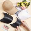 20Pcs Removable Baseball Cap Brim Peaked Plastic Cap Brim Replacement  Peaked Caps