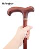 Red Wooden Single Bamboo Joint Fashion Walking Stick Decorative Cospaly Party Walking Cane Halloween Crutch Wand Crosier 94cm