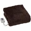 Yamazen Fluffy Electric Blanket (Washable) 188 X 130cm Flannel Surface/Poodle Touch Finish Back Side Room Temperature Sensor YMK-F43P(T)