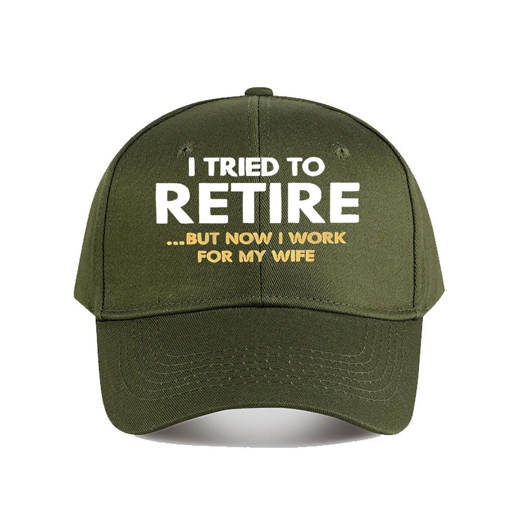 Funny RetireUnisext For Husband Baseball Cap Fashion Unisex Sunhat Womens Outdoor Sports Snapback Cap