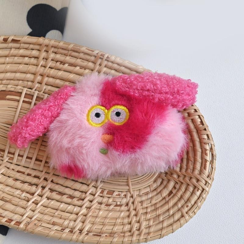 Adorable Plush Scruffy Dog Brooch Pin Adds Fun To Outfits with Soft and Comfortable Dog Key Pendant Perfect for All Ages