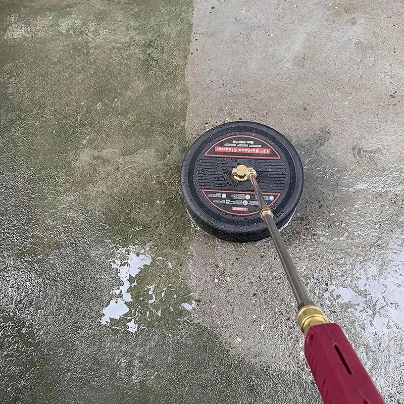 Rosfix Zestaw do Myjek Ciśnieniowych – Szczotka T-Racer 15"" z Lanca 1/4"" i 5 Dyszami | Pianownica 1000ml | Proszek Pianotwórczy 6g