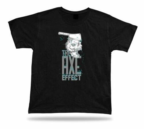 The Axe Skeleton Effect Skull Vector Modern T-Shirt Special Fabric L