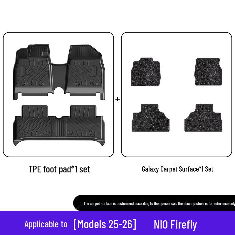 Eco-friendly, Odorless TPE Trunk Mats for 2025 NIO Firefly Car Accessories