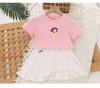 Girls' Summer Midi Pleated Skirt with Anti-Exposure Shorts