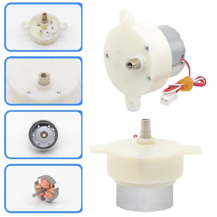 Reduction Motor 6V Slow Speed 300 Gearboxes Gear Motor Replacement 32mm Plastic Gearboxes Gear for Stage Light Toy Model