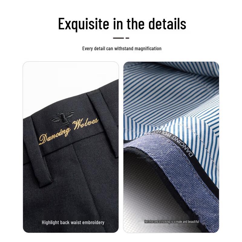 Dancing with Wolves Men's Modal-Lyocell Blend Cropped Casual Pants