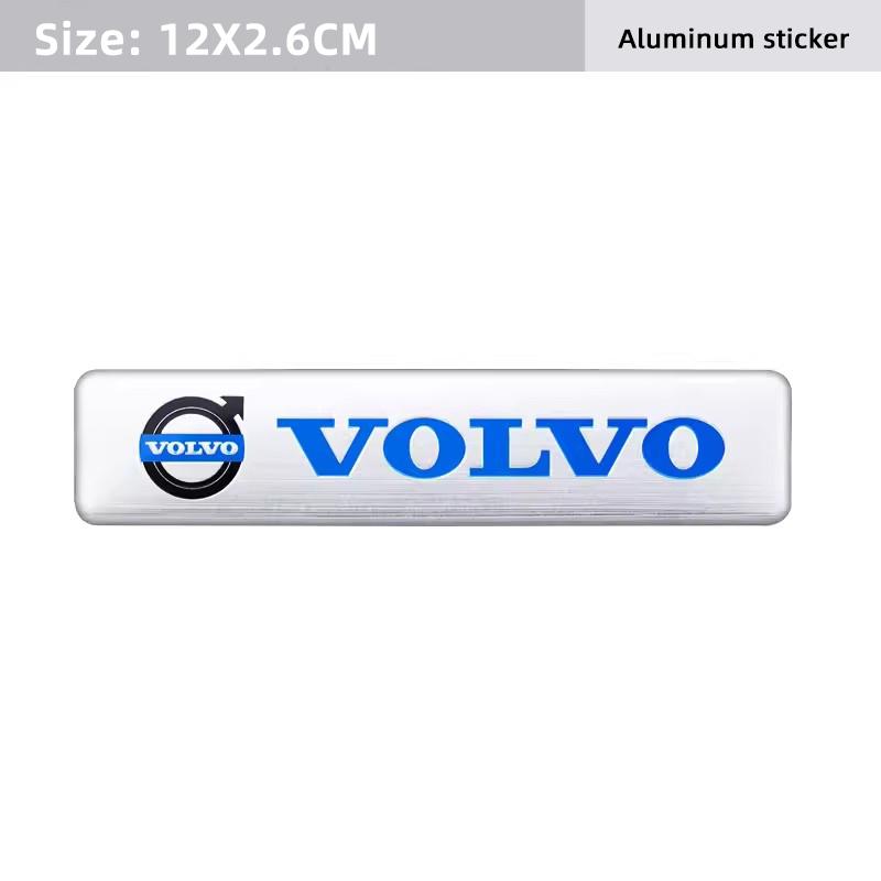 3D Emblem Aufkleber Logo Auto Kotflügel Plakette Kofferraum Aufkleber Für Volvo ES90 EC40 EX40 EM90 XC90 V90 V60 XC60 V40 S80 S60 S90 XC40 XC70