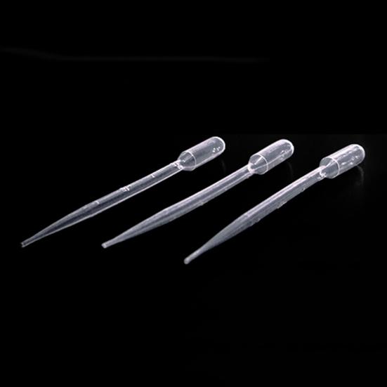 100Pcs Plastic Disposable 3ml Graduated Transfer Pipettes Eye Dropper Straw Set