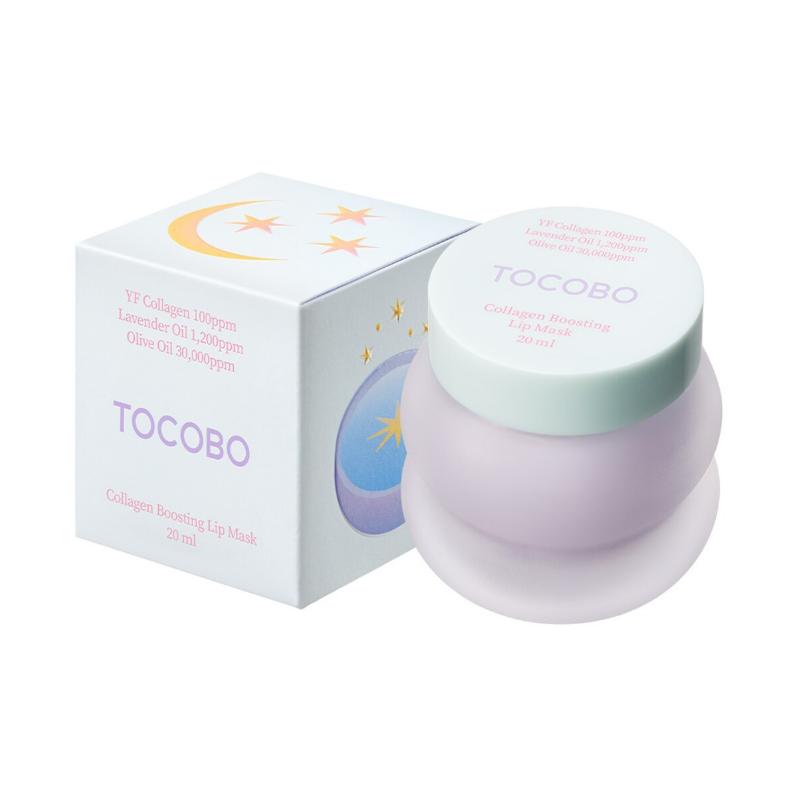 [TOCOBO] Collagen Boosting Lip Mask (20ml) - Plant-Peptide Volumizing & Anti-Aging Care
