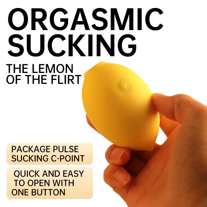 Lemon Vibrator: Powerful Clitoral Suction & Licking, Portable Female Masturbator for Instant Orgasm - Hot Selling Adult Toy