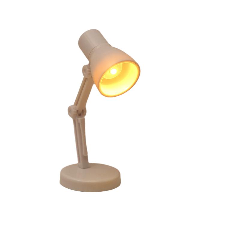 

Warm Night Lamp Light Fashion Led Foldable Portable Battery Battery Powered білий
