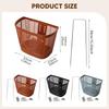 Front Bike Basket Storage Carrier Bicycle Basket for Trip Carrying Folding Bike Handlebar