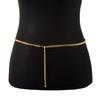 Accessories, punk exaggerated metal chain body chain, women's sexy retro single-layer alloy waist chain.