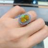 Retro Inlaid Zircon Ring 10 * 14 Simulated Pigeon Blood Red Corundum Oval Colored Gemstone Jewelry