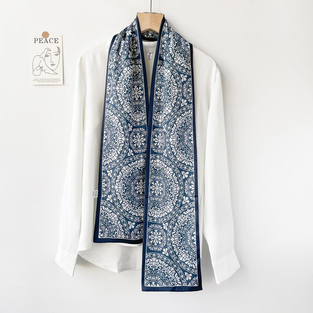 

17 * 150 см Доступно для всех сезонов Новый большой квадратный платок-повязка на голову Дышащий Потопоглощающий Солнцезащитный Простой шарф Профессиональный шарф 17*150CM